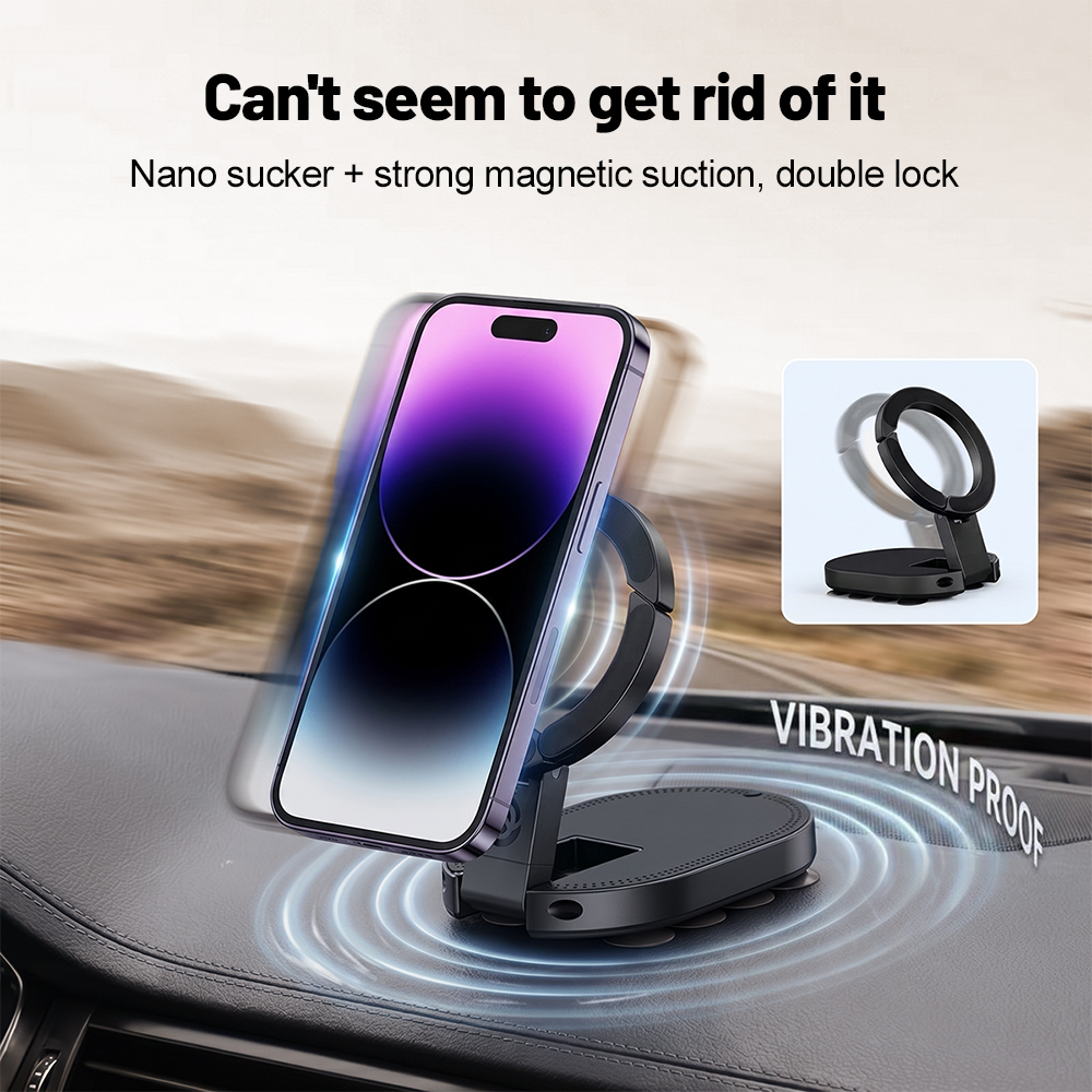 Windows Tablet Accessories - 360° Rotation 3‑In‑1 Suction Cup Magnetic