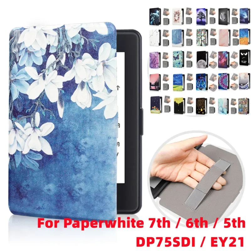 Kindle Tablet Accessories - Cute Print Magnatic Case for Kindle