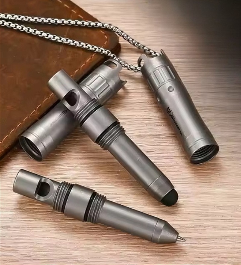 Tablet Drawing Accessories - Titanium Alloy EDC Pen With Emergency
