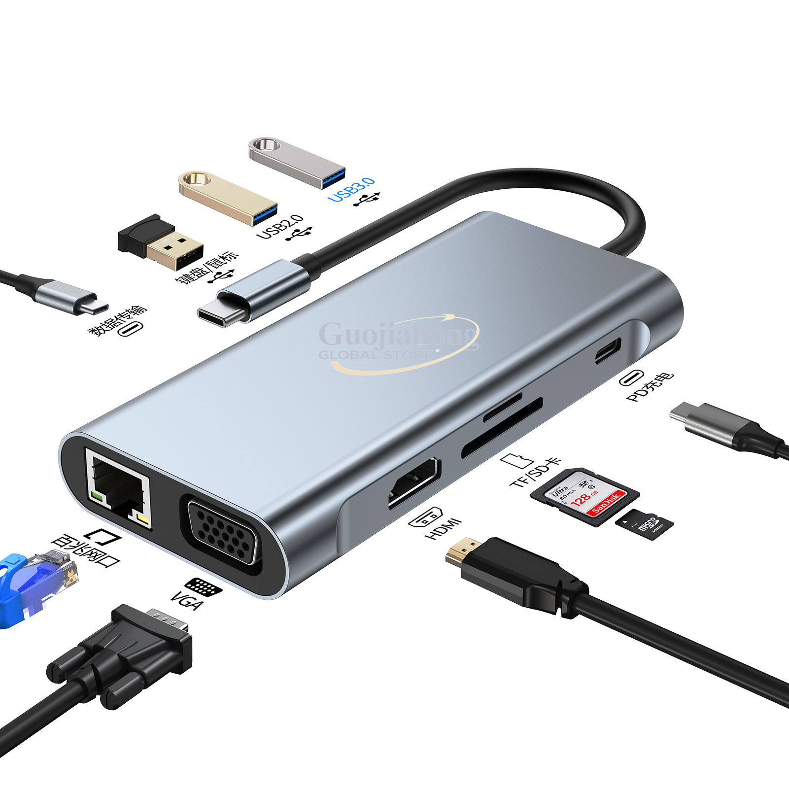 Typec expansion notebook USB H - Usb Hub Type C review and price