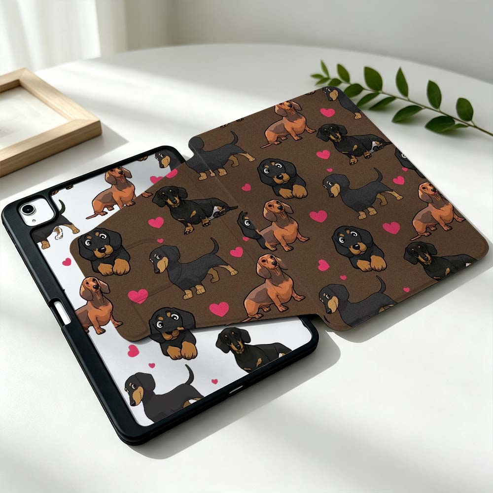 Cartoon Dachshund Heart For Sa - Samsung Tablet With Accessories review and price