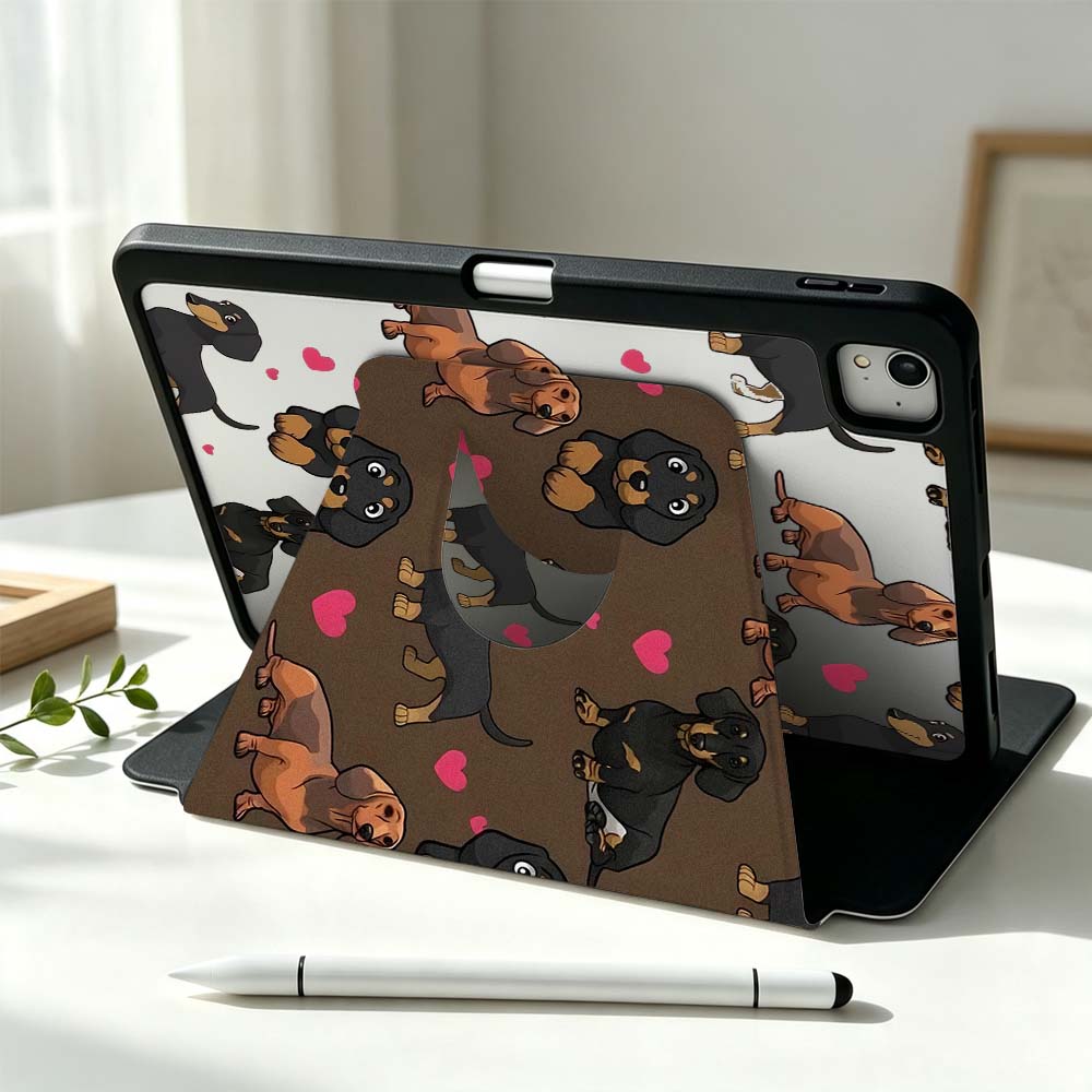 Cartoon Dachshund Heart For Sa - Samsung Tablet With Accessories review and price