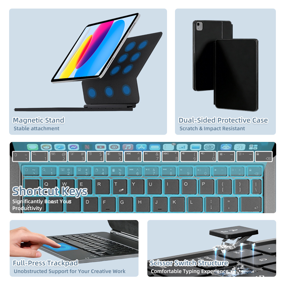 2026 Magic Keyboard with Bluet - Magnetic Case Smart review and price