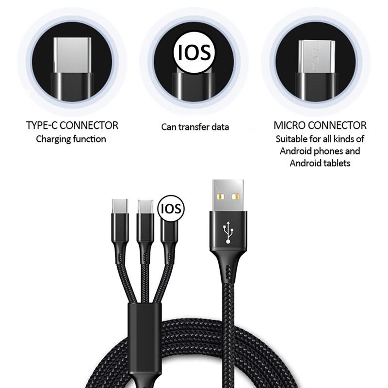 3‑in‑1 USB Fast Charging Cable - Samsung Tablet With Accessories review and price