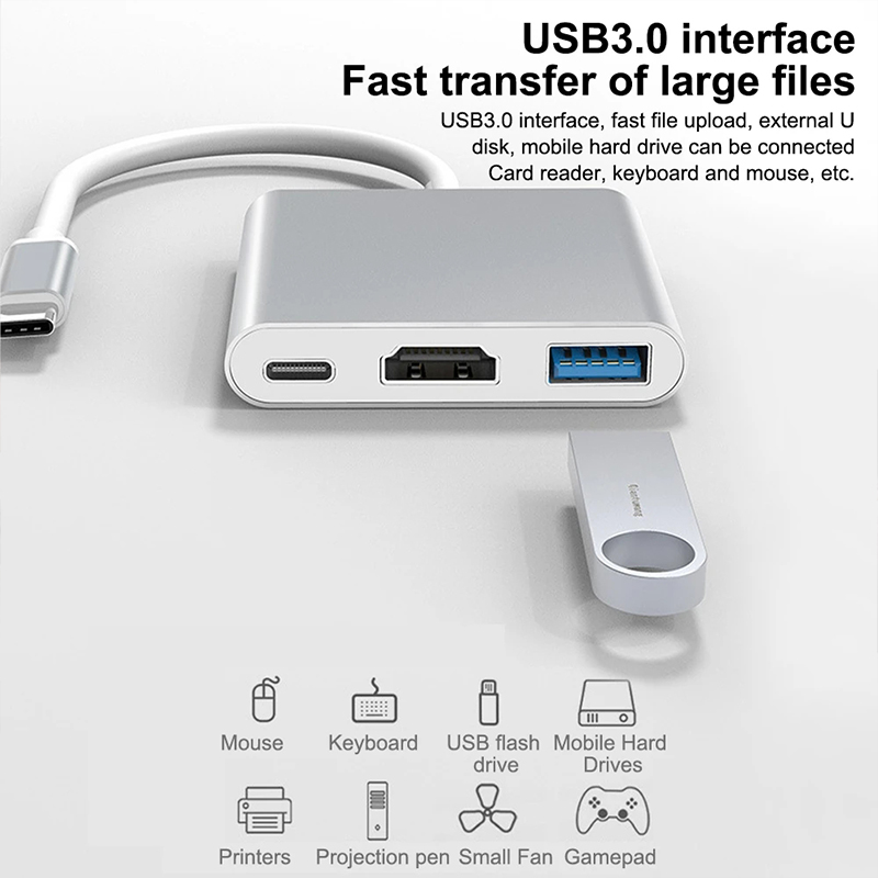 3 in 1 USB Type C Hub to 4K HD - Samsung Tablet With Accessories review and price