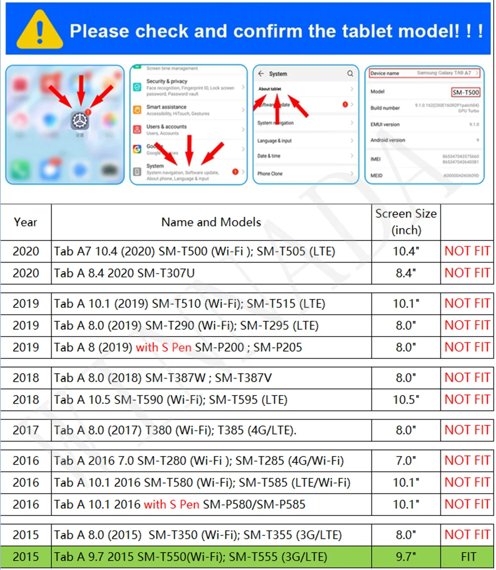 For Samsung Galaxy Tab A 9.7 I - Samsung Tablet With Accessories review and price
