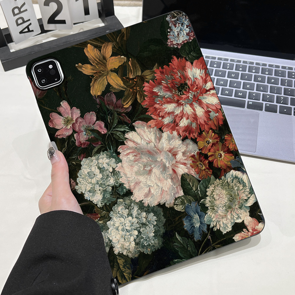 Vintage Oil Painting Of Flower - Samsung Tablet With Accessories review and price