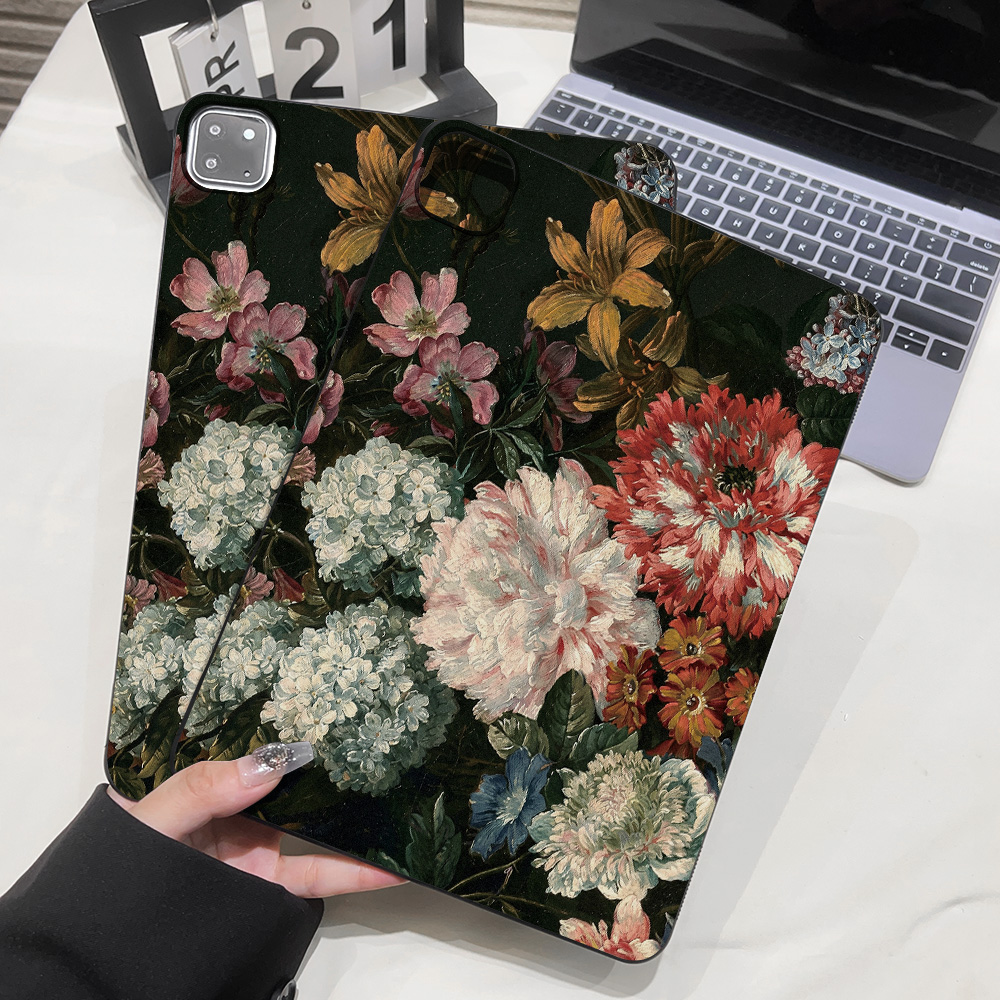 Vintage Oil Painting Of Flower - Samsung Tablet With Accessories review and price