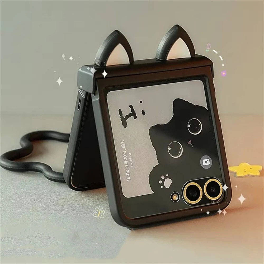 Korean Japan Cute Cat Ears Bla - Motorola Tablet Accessories review and price