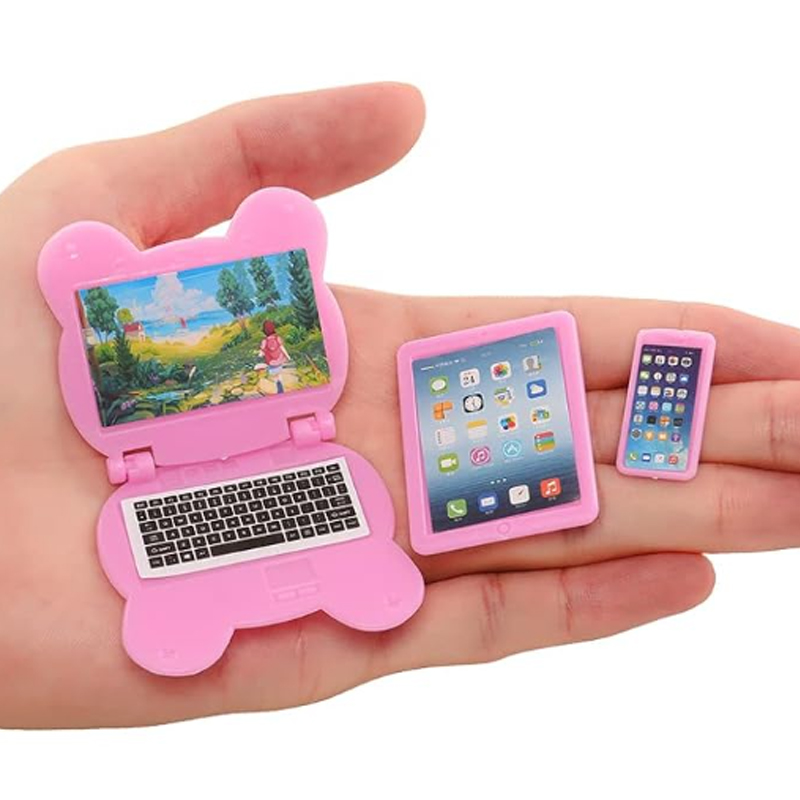 3pcs Dollhouse Mini Item Doll  - Tablet Accessories Set review and price