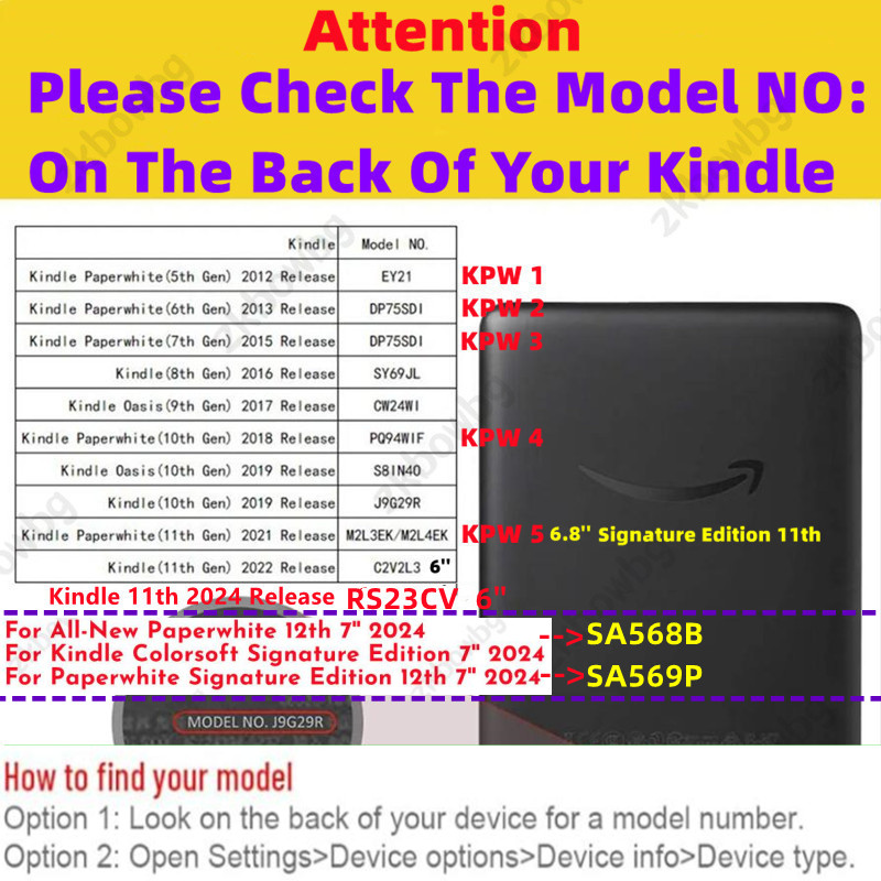 Funda for 2024 RS23CV Kindle C - Kindle Tablet Accessories review and price