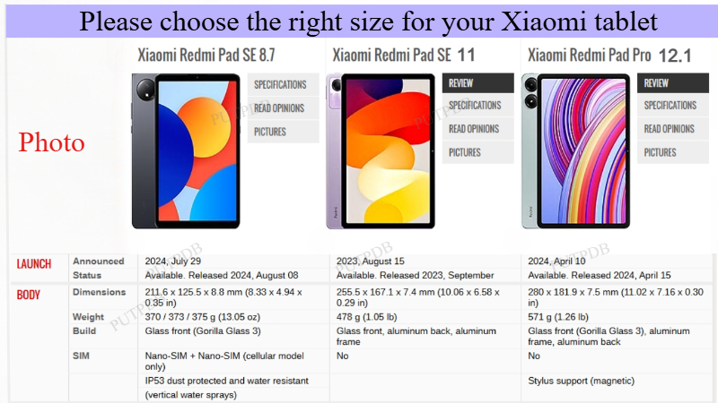 Case For Xiaomi RedMi Pad 10.6 - Redmi Tablet Accessories review and price